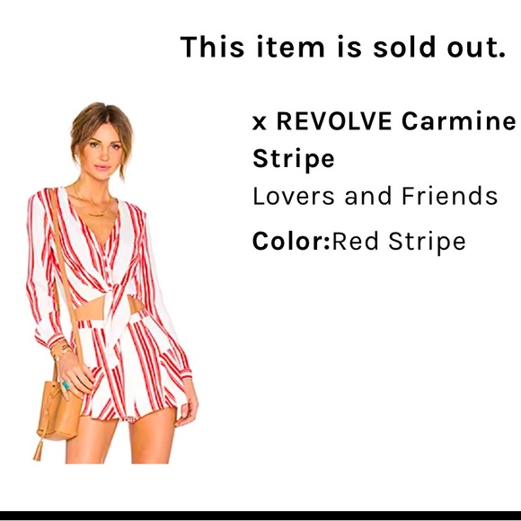 Lovers and Friends x REVOLVE Carmine Top in Red Stripe - Picture 3 of 4